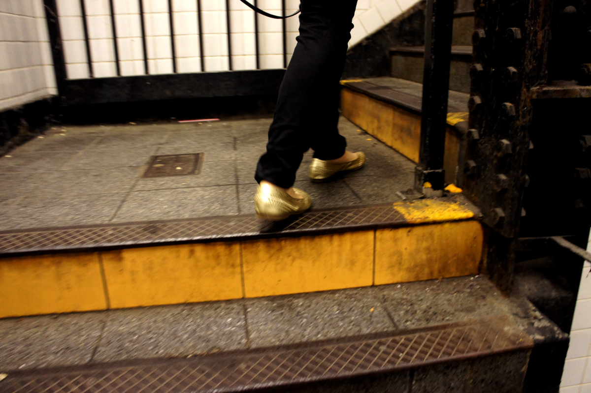 Golden Shoes.