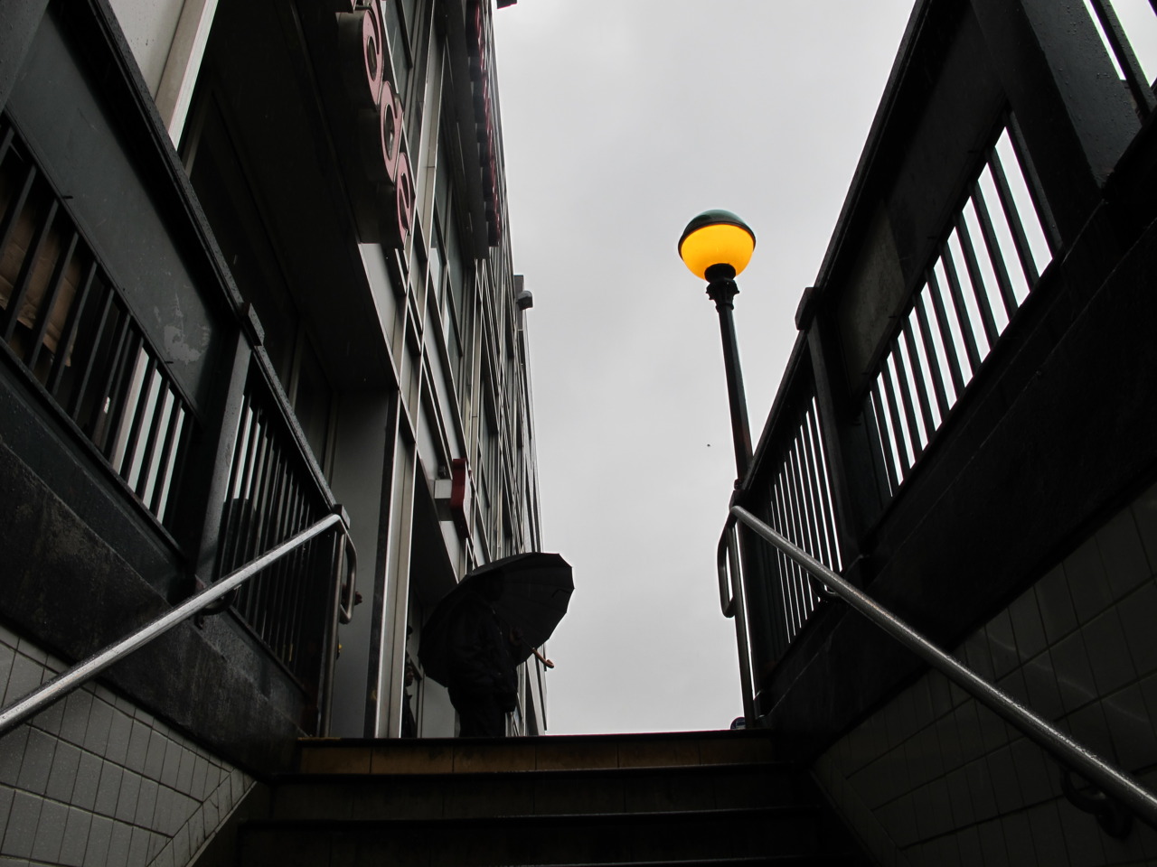 Umbrella Man. Harlem 2011