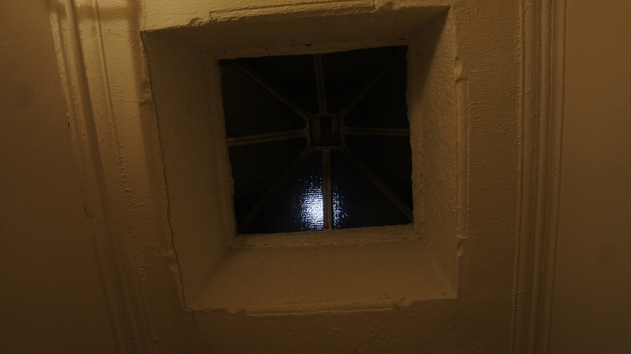 moonlight through the skylight