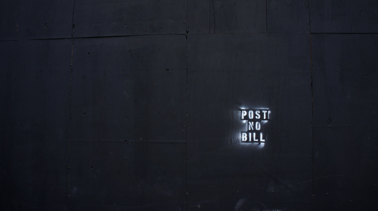 POST NO  BILL