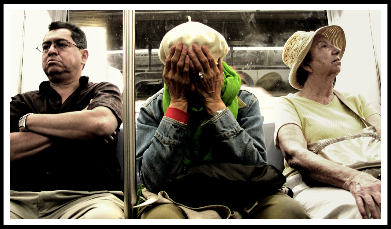 Untitled / Late for work. _ 6 Train 10:03 AM nyc july 15 2011